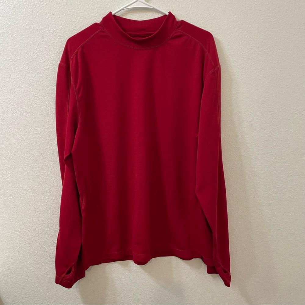 Alpine design dri logic long sleeve shirt red large